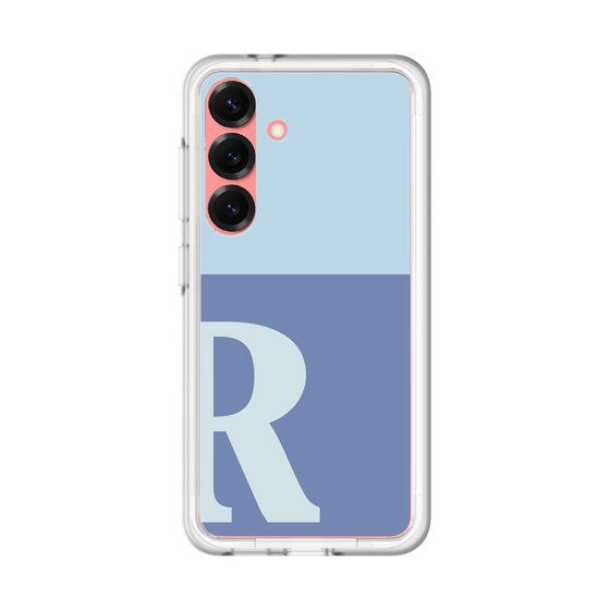 スリムプロテクションプレミアムケース［ オリジナル - initial two tone - R blue ］