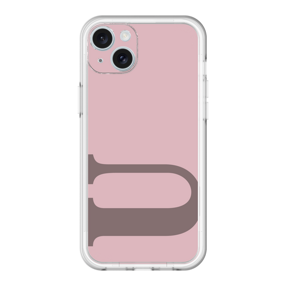 スリムプロテクションプレミアムケース［ オリジナル - initial color - U dusty pink ］