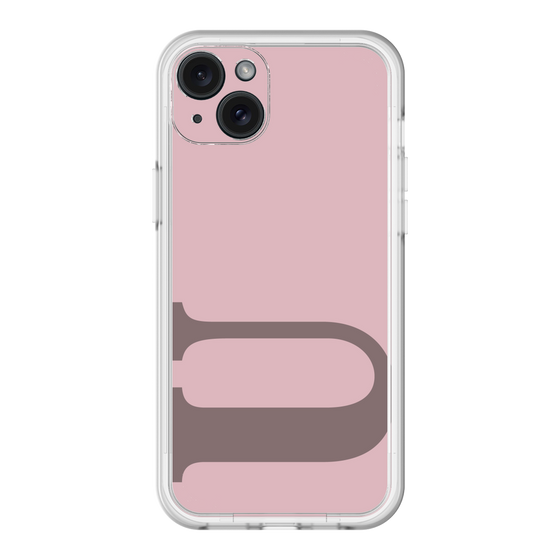 スリムプロテクションプレミアムケース［ オリジナル - initial color - U dusty pink ］