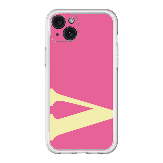 スリムプロテクションプレミアムケース［ オリジナル - initial color - V pink ］