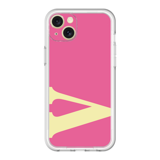 スリムプロテクションプレミアムケース［ オリジナル - initial color - V pink ］