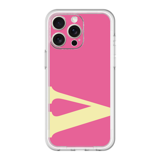 スリムプロテクションプレミアムケース［ オリジナル - initial color - V pink ］