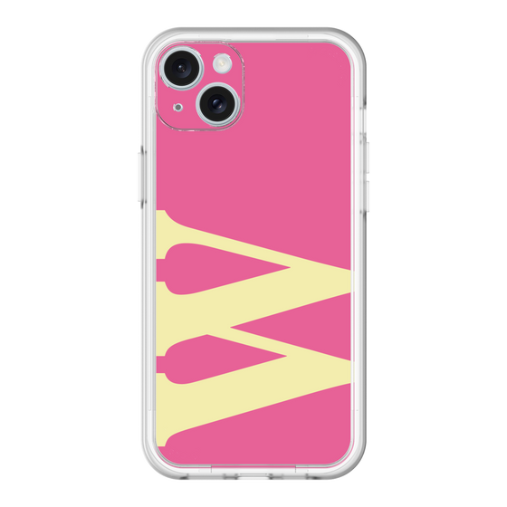 スリムプロテクションプレミアムケース［ オリジナル - initial color - W pink ］