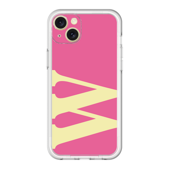 スリムプロテクションプレミアムケース［ オリジナル - initial color - W pink ］