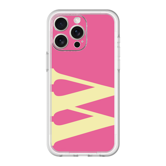 スリムプロテクションプレミアムケース［ オリジナル - initial color - W pink ］