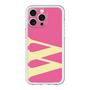 スリムプロテクションプレミアムケース［ オリジナル - initial color - W pink ］