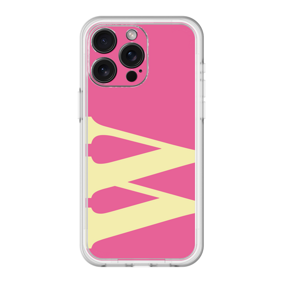 スリムプロテクションプレミアムケース［ オリジナル - initial color - W pink ］