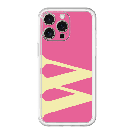 スリムプロテクションプレミアムケース［ オリジナル - initial color - W pink ］