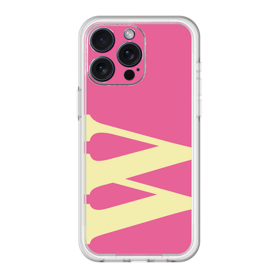 スリムプロテクションプレミアムケース［ オリジナル - initial color - W pink ］