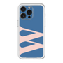 スリムプロテクションプレミアムケース［ オリジナル - initial color - W navy ］