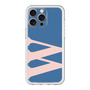 スリムプロテクションプレミアムケース［ オリジナル - initial color - W navy ］