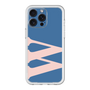 スリムプロテクションプレミアムケース［ オリジナル - initial color - W navy ］