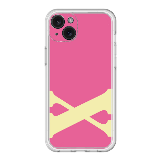 スリムプロテクションプレミアムケース［ オリジナル - initial color - X pink ］