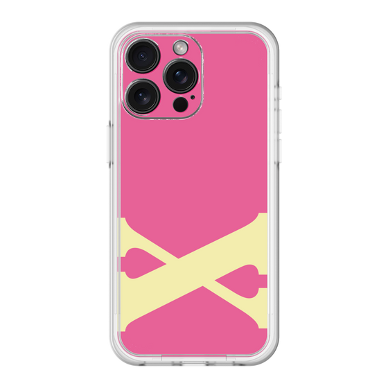 スリムプロテクションプレミアムケース［ オリジナル - initial color - X pink ］
