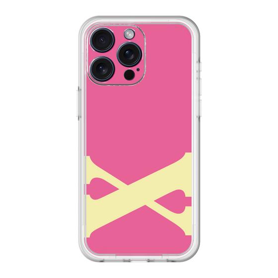 スリムプロテクションプレミアムケース［ オリジナル - initial color - X pink ］