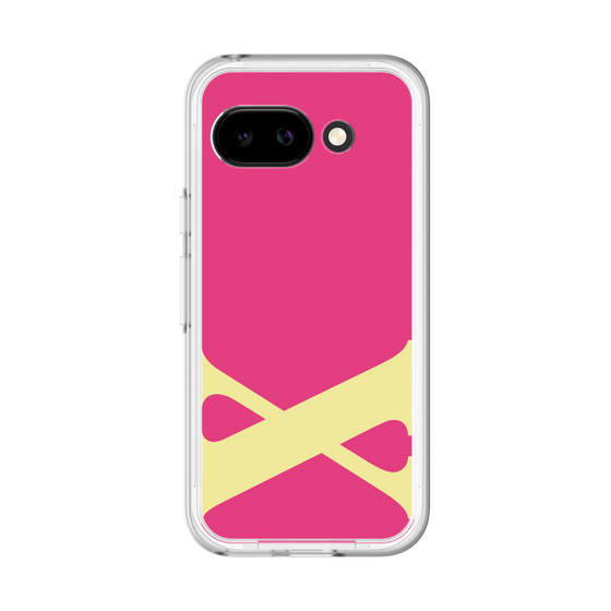 スリムプロテクションプレミアムケース［ オリジナル - initial color - X pink ］