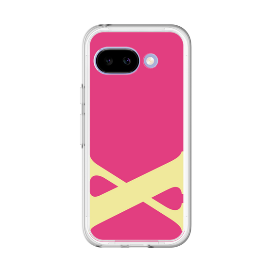 スリムプロテクションプレミアムケース［ オリジナル - initial color - X pink ］
