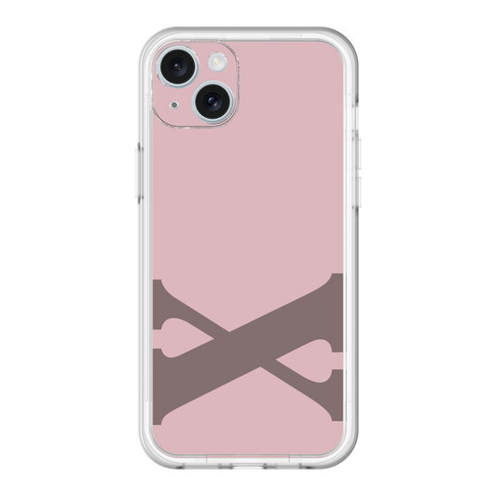 スリムプロテクションプレミアムケース［ オリジナル - initial color - X dusty pink ］