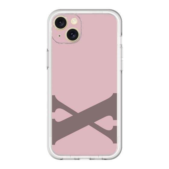 スリムプロテクションプレミアムケース［ オリジナル - initial color - X dusty pink ］