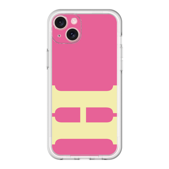 スリムプロテクションプレミアムケース［ オリジナル - initial color - H pink ］