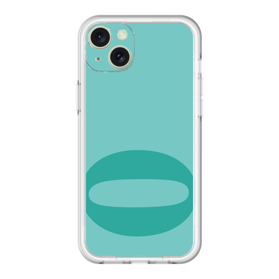 スリムプロテクションプレミアムケース［ オリジナル - initial color - O light green ］