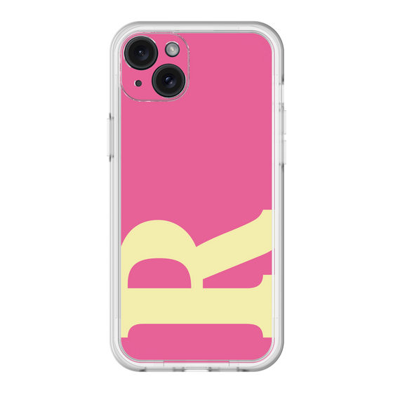 スリムプロテクションプレミアムケース［ オリジナル - initial color - R pink ］