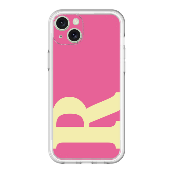 スリムプロテクションプレミアムケース［ オリジナル - initial color - R pink ］