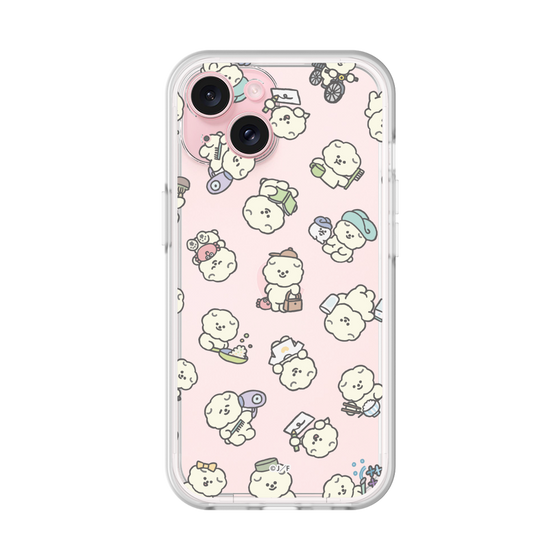 スリムプロテクションプレミアムケース［ もっさりもさお - もさおがいっぱい - クリア ］