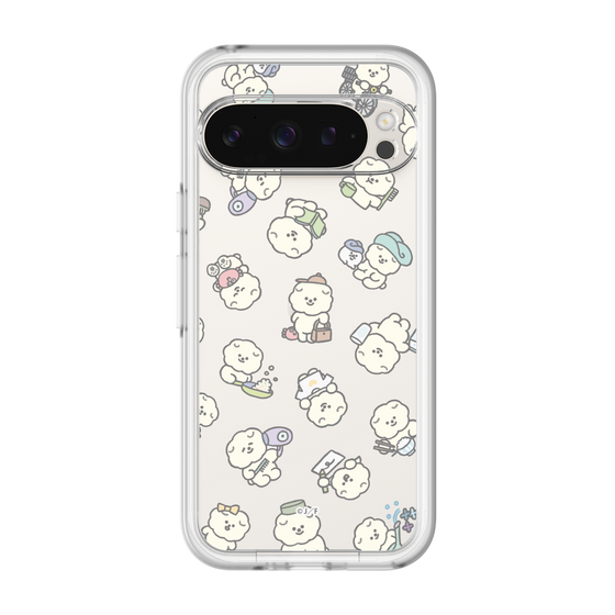 スリムプロテクションプレミアムケース［ もっさりもさお - もさおがいっぱい - クリア ］