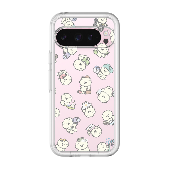 スリムプロテクションプレミアムケース［ もっさりもさお - もさおがいっぱい - クリア ］