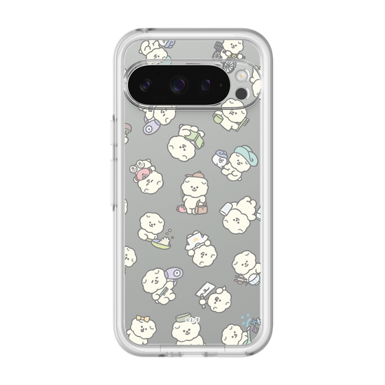 スリムプロテクションプレミアムケース［ もっさりもさお - もさおがいっぱい - クリア ］