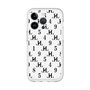 スリムプロテクションプレミアムケース［ Chell classy - Monogram - White ］