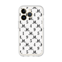 スリムプロテクションプレミアムケース［ Chell classy - Monogram - White ］