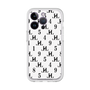 スリムプロテクションプレミアムケース［ Chell classy - Monogram - White ］