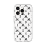 スリムプロテクションプレミアムケース［ Chell classy - Monogram - White ］
