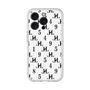スリムプロテクションプレミアムケース［ Chell classy - Monogram - White ］