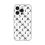 スリムプロテクションプレミアムケース［ Chell classy - Monogram - White ］