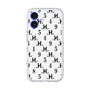 スリムプロテクションプレミアムケース［ Chell classy - Monogram - White ］