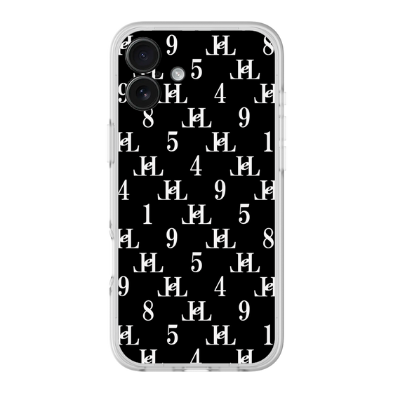 スリムプロテクションプレミアムケース［ Chell classy - Monogram - Black ］