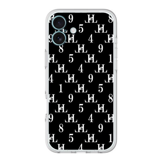 スリムプロテクションプレミアムケース［ Chell classy - Monogram - Black ］