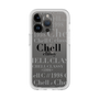スリムプロテクションプレミアムケース［ Chell classy - Logotype ］