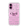スリムプロテクションプレミアムケース［ Chell classy - Logotype ］