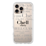 スリムプロテクションプレミアムケース［ Chell classy - Logotype ］
