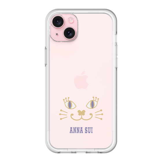 スリムプロテクションプレミアムケース［ ANNA SUI - フェイス - クリア ］