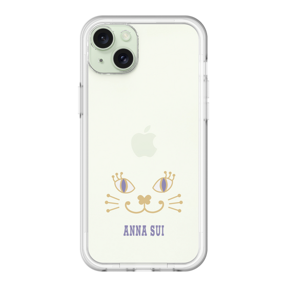スリムプロテクションプレミアムケース［ ANNA SUI - フェイス - クリア ］