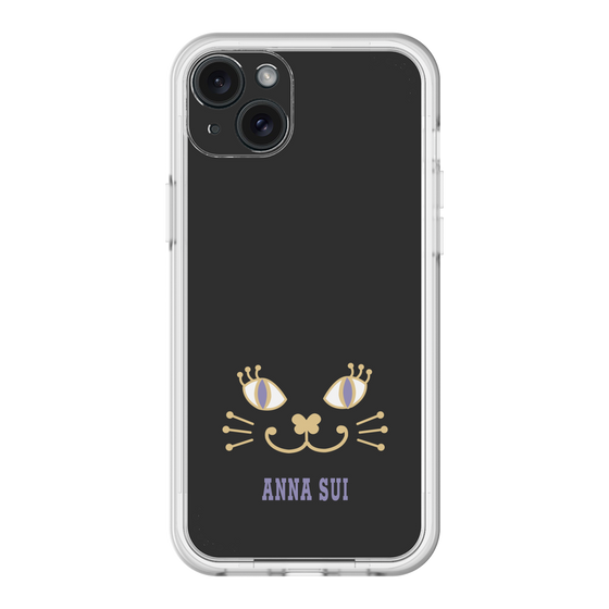 スリムプロテクションプレミアムケース［ ANNA SUI - フェイス - ブラック ］