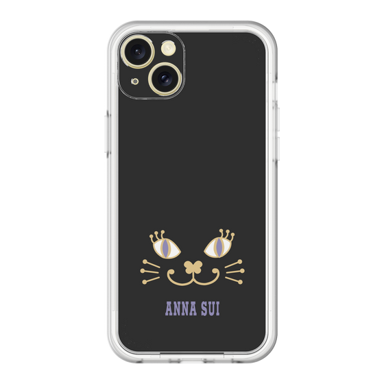 スリムプロテクションプレミアムケース［ ANNA SUI - フェイス - ブラック ］