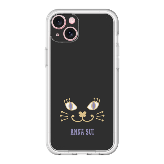スリムプロテクションプレミアムケース［ ANNA SUI - フェイス - ブラック ］