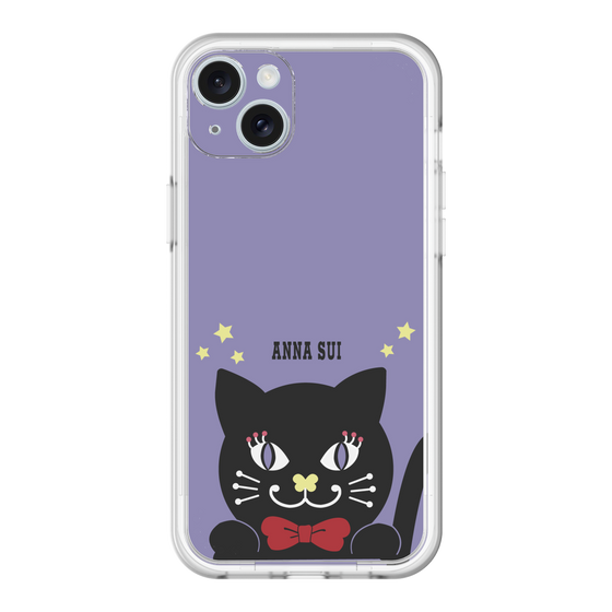 スリムプロテクションプレミアムケース［ ANNA SUI - TITIとスター - パープル ］