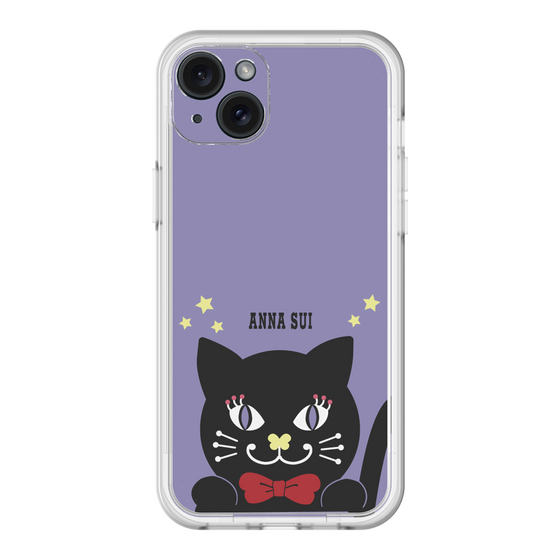 スリムプロテクションプレミアムケース［ ANNA SUI - TITIとスター - パープル ］